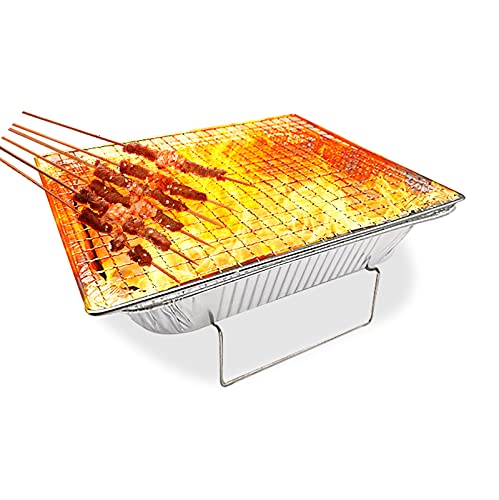 1678839303 178 CiniYuklo Barbecue Outdoor Outdoor Tragbarer Einweggrill Grill Edelstahl Grill Kueche - CiniYuklo Barbecue Outdoor Outdoor Tragbarer Einweggrill Grill Edelstahl Grill Küche, Esszimmer & Bar Schwenkgrill (Color Mixing, One Size)