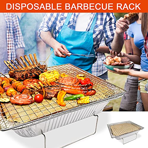 1678839303 580 CiniYuklo Barbecue Outdoor Outdoor Tragbarer Einweggrill Grill Edelstahl Grill Kueche - CiniYuklo Barbecue Outdoor Outdoor Tragbarer Einweggrill Grill Edelstahl Grill Küche, Esszimmer & Bar Schwenkgrill (Color Mixing, One Size)