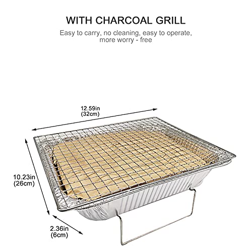 1678839303 612 CiniYuklo Barbecue Outdoor Outdoor Tragbarer Einweggrill Grill Edelstahl Grill Kueche - CiniYuklo Barbecue Outdoor Outdoor Tragbarer Einweggrill Grill Edelstahl Grill Küche, Esszimmer & Bar Schwenkgrill (Color Mixing, One Size)