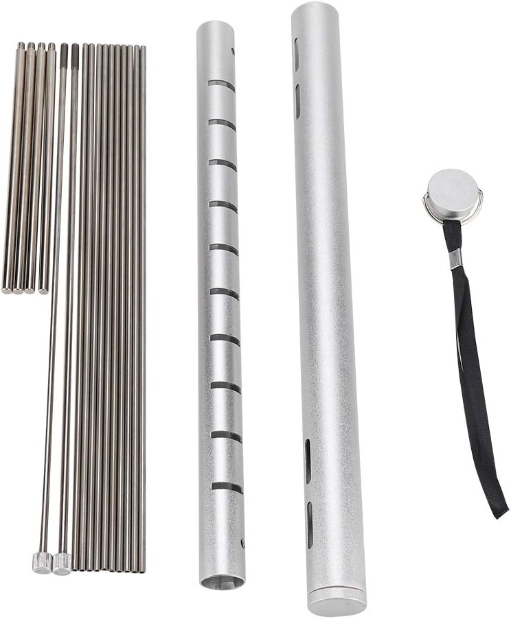 KSTE Tragbarer Grill, Grill Kompakt, Camping Grill - Klappgrill aus Edelstahl, tragbarer kompakter Campinggrill for Rucksacktouristen
