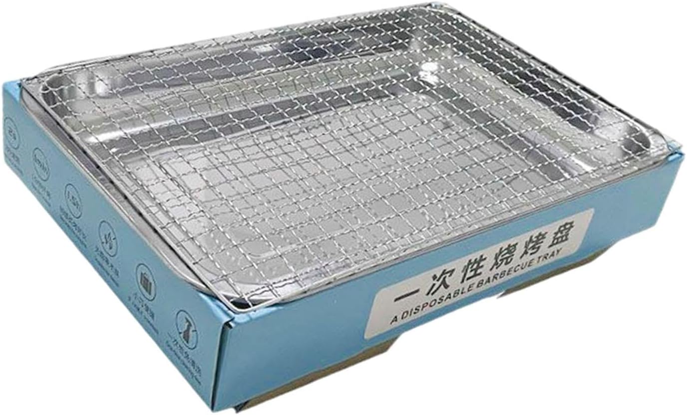 Kleiner Einweggrill Camping Holzkohlegrill Leicht zu Reinigen Grillen Grillen für Picknick Zuhause Rucksackreisen Outdoor Sport