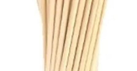 Bambus-Spieße, stabil, Einweg-Grill, Obst, Naturholz, Party, Buffet, Lebensmittel, Grillzubehör, Zubehör (25 cm), 90 Stück