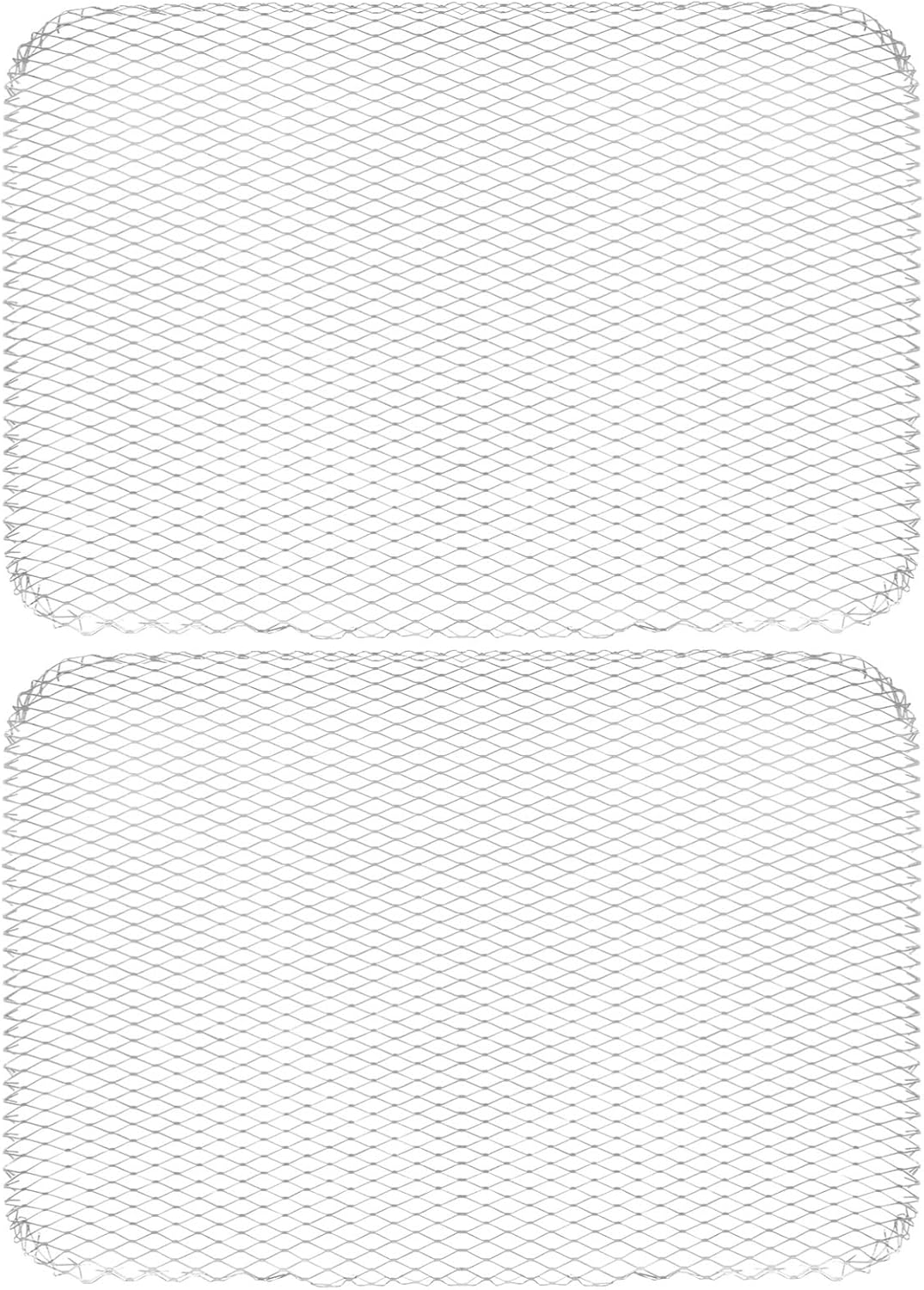 Happyyami 10St Einweggrill Grillmatten für Untergrill Serviertablett Grill-Topper-Pfanne Platte Grillschale antihaft grillmatte grillschrank Grillgitter Outdoor-Grillmatte Aluminium Silver