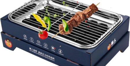 Aelevate 3 Tragbarer Holzkohlegrill - Holzkohlegrill Kabob Grill Tragbarer Grill BBQ-Grill,Tragbarer Barbecue-Grill Einweg-Grill im Freien nur Sekunden zum Starten