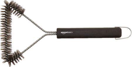 Amazon Basics Grillbürste, dreieckig, 30,5 cm, Schwarz