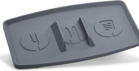 Enders® Silikon Besteckablage, ideal für Gasgrill mit Seitenbrenner, hitzebeständig, leicht abwaschbar und rutschfest, zur Ablage von Grillzubehör #8815