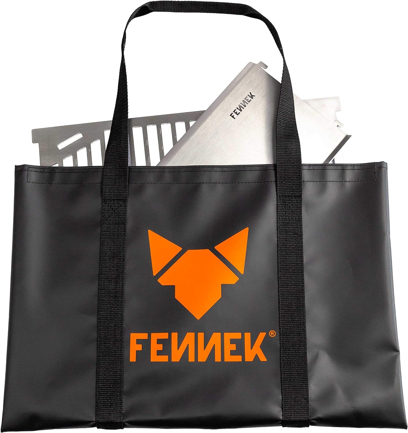 FENNEK Tasche 2.0 | Zubehör für den mobilen und steckbaren Holzkohle-Grill aus Edelstahl für Camping, Trekking, Vanlife, Garten und Outdoor Grill-Spaß