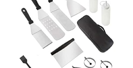 GRETD 13 Stück BBQ Werkzeuge eingestellt BBQ BBQ. Zubehör Outdoor Camping Cooking Tools Kit BBQ Utensilien-Kit.