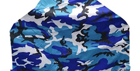Grillabdeckung Grillabdeckung 210d wasserdichte Polyester-Tarn-Serie Ofen Grill Staubfester Abdeckung Outdoor Grill Zubehör Einfach zu tragen, schützt den Grill (Color : Ocean blue, Size : 1)