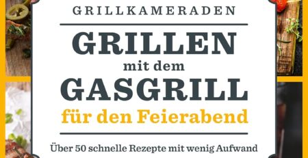 Grillen mit dem Gasgrill für den Feierabend: Über 50 schnelle Rezepte mit wenig Aufwand | BBQ- und Grillideen für Spieße, Fleisch, Fisch, Gemüse