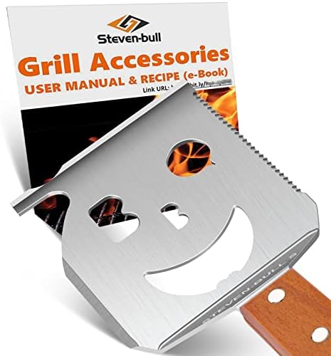 Grillspatel für Grill, 7-in-1-Grillwerkzeug für Grill,Multifunktion Grillwerkzeug, Papa-Geschenke, Geschenke für Männer.