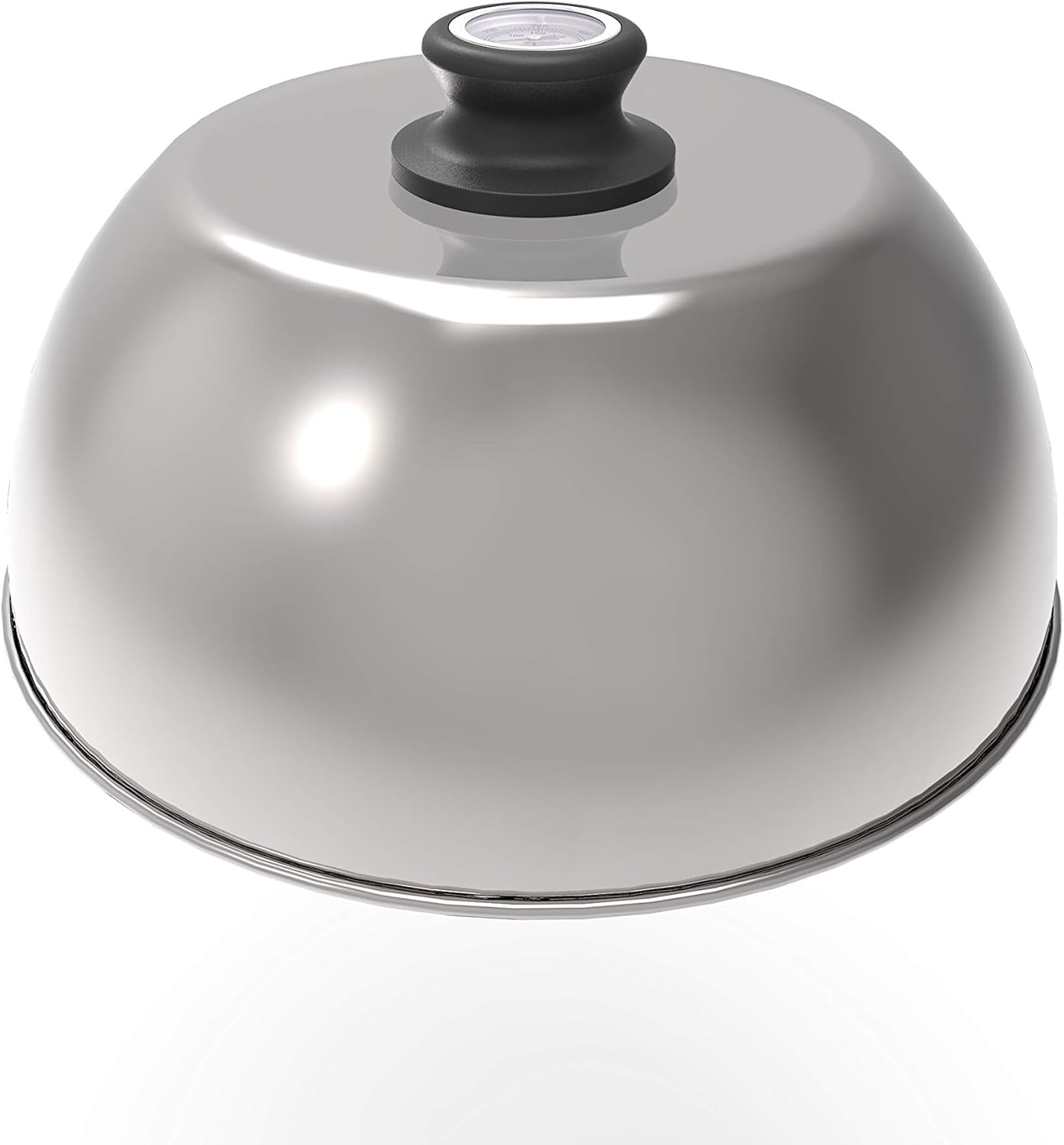 LotusGrill - Grillhaube für den kompakten LotusGrill Small (G280) aus Edelstahl mit Thermometer - zur Zubereitung von Braten und Steaks sowie zum Garen, backen und schmoren/spülmaschinengeeignet
