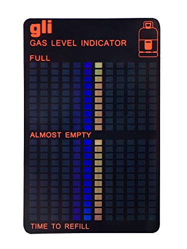 Magnetischer Gasstandsanzeiger Füllstandanzeiger Gas Level Indikator für handelsübliche Gasflaschen Propan Butangas Flaschen auch für Gasgrill oder Gaskocher