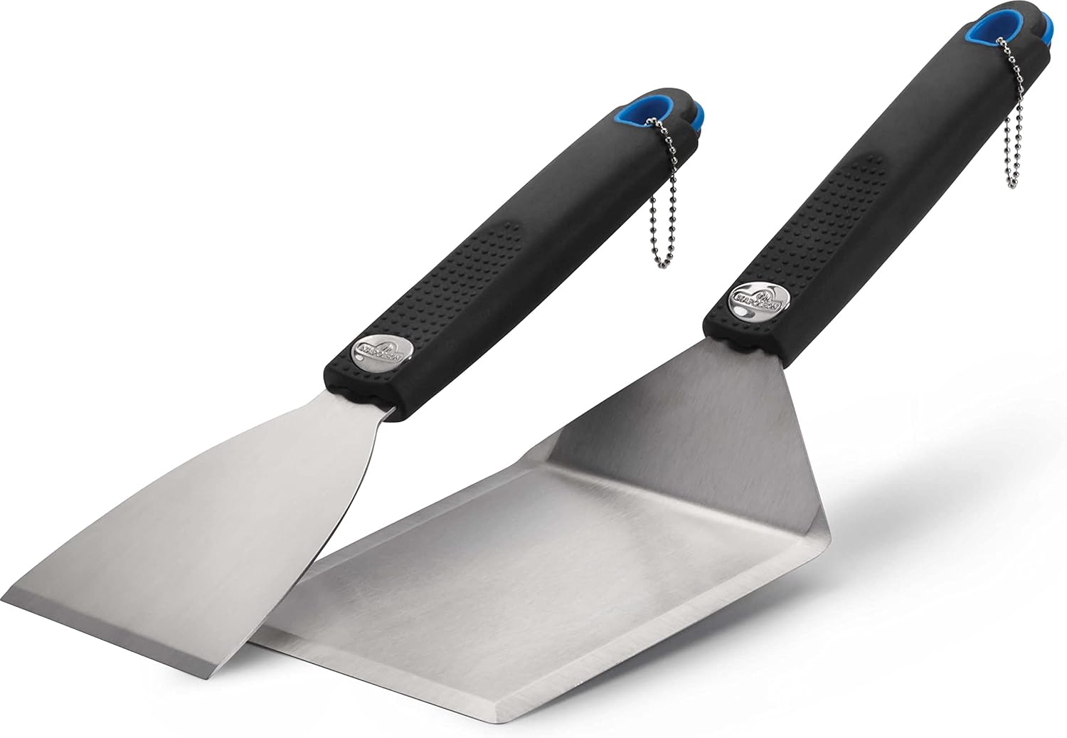 Napoleon 70030 2-teiliges Plancha Werkzeugset Grill Werkzeug Set, schwarz