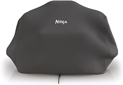 Ninja Woodfire Grillabdeckung, offizielles Ninja-Zubehör, kompatibel mit Ninja Woodfire Außengrill OG701/751, wasserfest, lichtbeständig, schwarz XSKCOVEREUUK