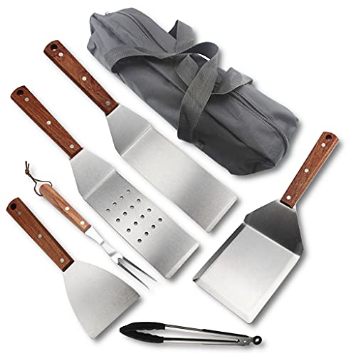OLIUYOU Klemme – 7/8 Stück Grillzubehör Edelstahl BBQ Grillwerkzeuge Set für Camping Küche Grill Utensil Geschenke