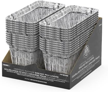 Pit Boss Grill-Fetteimereinlagen 6er-Pack (für einfachere Reinigung des Grills, Grillzubehör) 40739