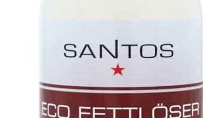 SANTOS Eco Fettlöser & Grillreiniger 500 ml - basiert auf nachwachsenden Rohstoffen - leicht biologisch abbaubar - auf vielen Flächen einsetzbar