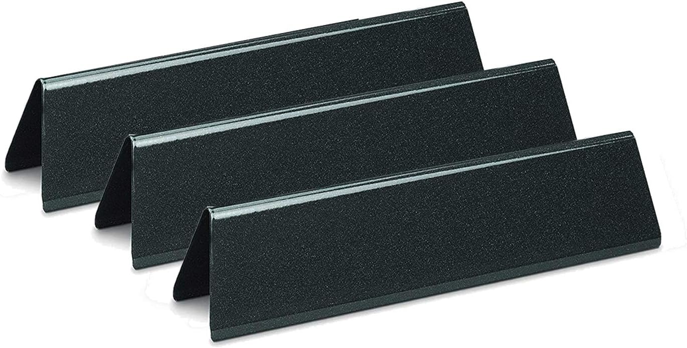 WELL GRILL 7635 38,9cm Flavorizer Bars für Weber Spirit 200 Series Model (2013-2017), Spirit II E210 E220 S210 S220 (2017-Newer), Porzellan-emailliert Brennerabdeckung Gasgrill, Hitzeschild