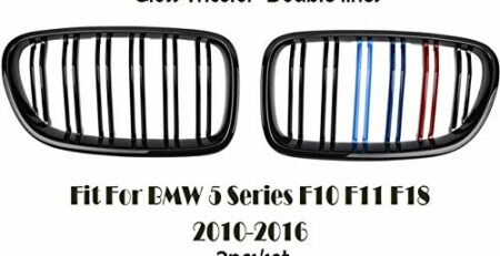 WYYYFA Front Kühlergrille Für BMW 5er F10 F11 F18 2010-2016 520i 523i 525i 530i 535i, Auto Front Stoßstange Racing Grills Zubehör