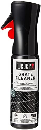 Weber 17875 Grillrost-Reiniger, 300 ml, Nebelspray, löst Fett- und Speisereste, schwarz