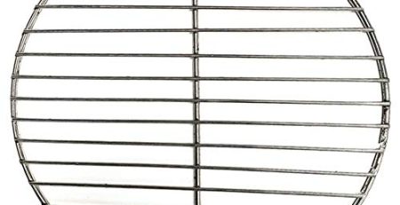 YOBAIH Grill Netzmatte Edelstahl runden BBQ Grill Mesh-Startseite Roast Nets Speck Grill Werkzeug Eisen Nets Grillzubehör Non-Stick Grill Mat Gitter (Size : 37cm Diameter)