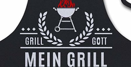 YORA Grillschürze für Männer lustig - Mein Grill Meine Regeln - Perfektes Grillzubehör Männer Geschenk