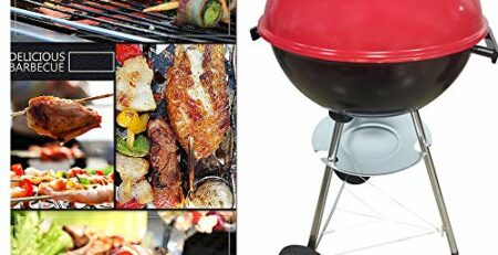 YWZQ Charcoal BBQ Grill Pit, Outdoor-Camping-Kocher Garten Grill Werkzeuge Grillzubehör Kochen Werkzeuge Küchen