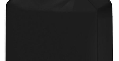 Balhvit Grill Abdeckhaube, Grillabdeckung, 145 x 61 x 117cm Wasserdicht BBQ Cover Gasgrill Abdeckung Schutzhülle Haube Barbecue Cover für Weber, Brinkmann, Char Broil, Holland and Jenn Air - Schwarz