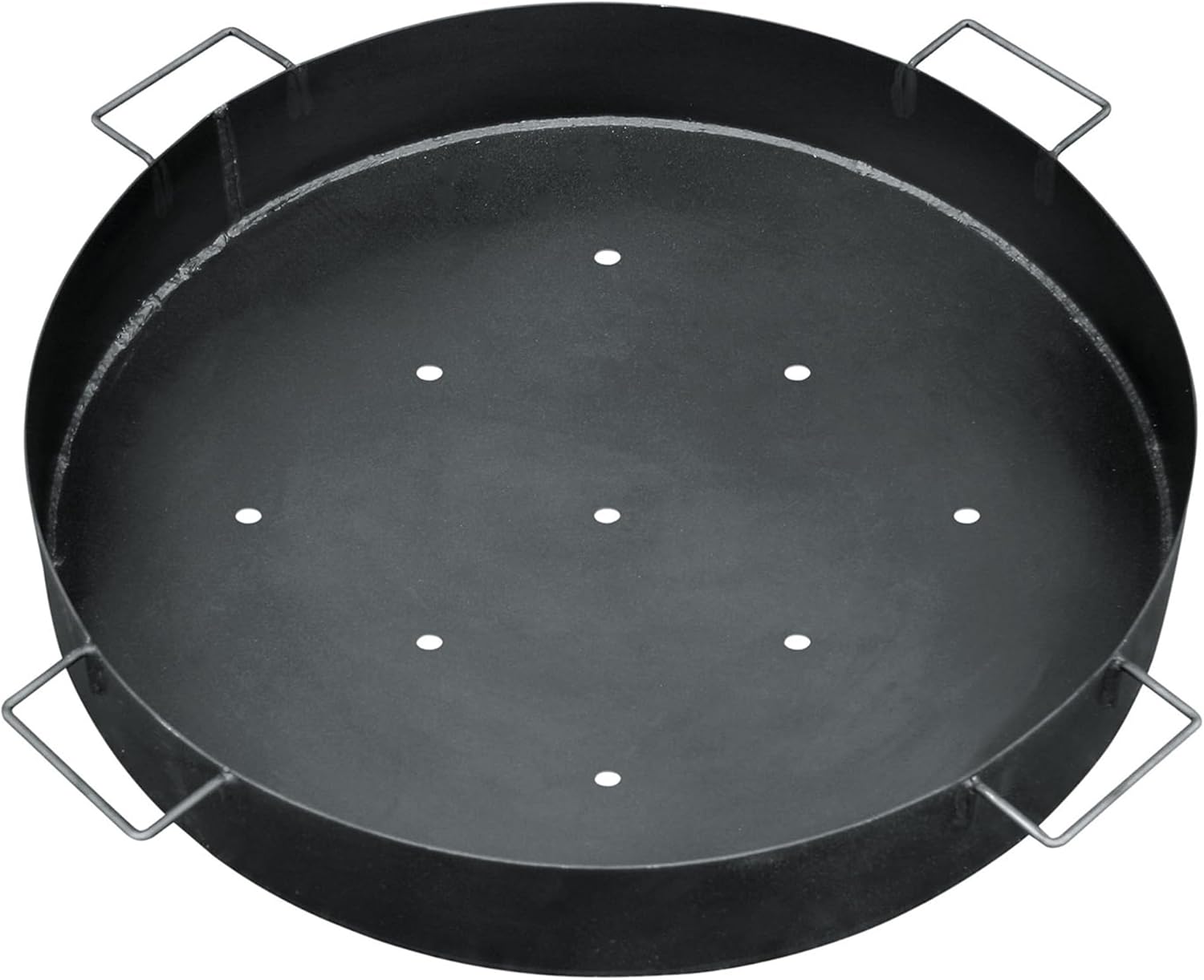 bellissa – Kohlenschale für Gabionen-Feuerstellen & Schwenkgrills 65x10cm – Robuste Feuerschale aus emailliertem Stahlblech - Grillschale perfekt für Holzkohle & Holz – Hitzebeständig & wetterfest