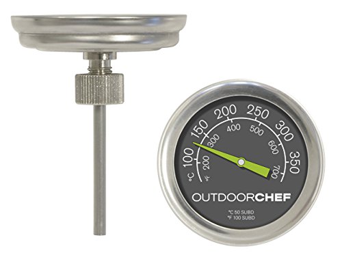 Outdoorchef Grillzubehör, Thermometer, schwarz, 5,3x5,3x7 cm, 18.211.66